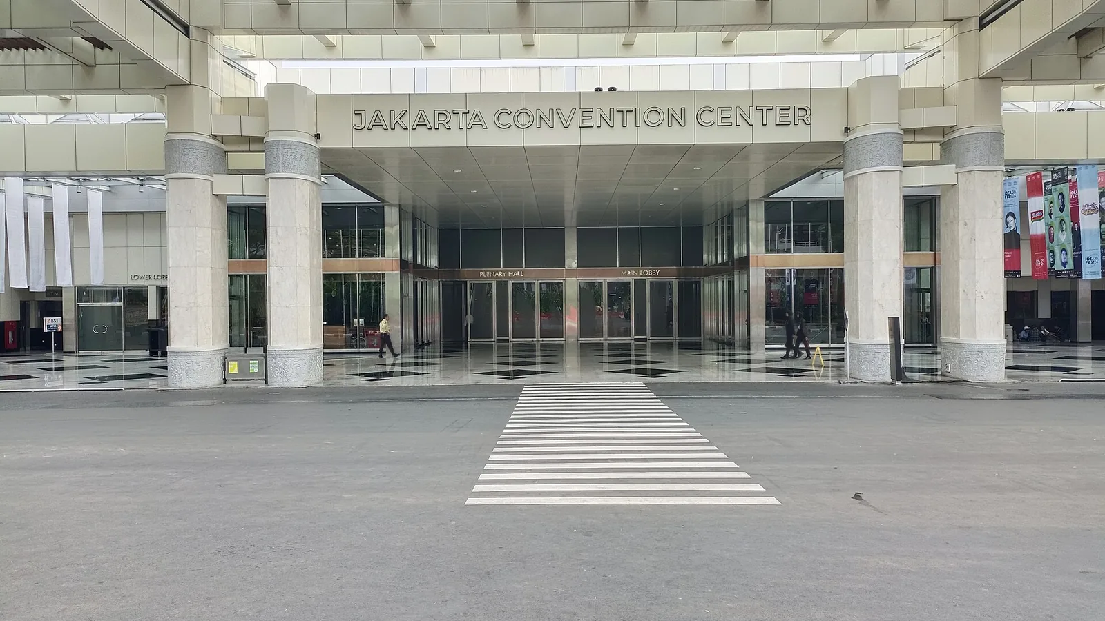 Gedung Jakarta Convention Center atau Jakarta International Convention Center JICC di kawasan Senayan, Jakarta, lokasi BSI International Expo 2026